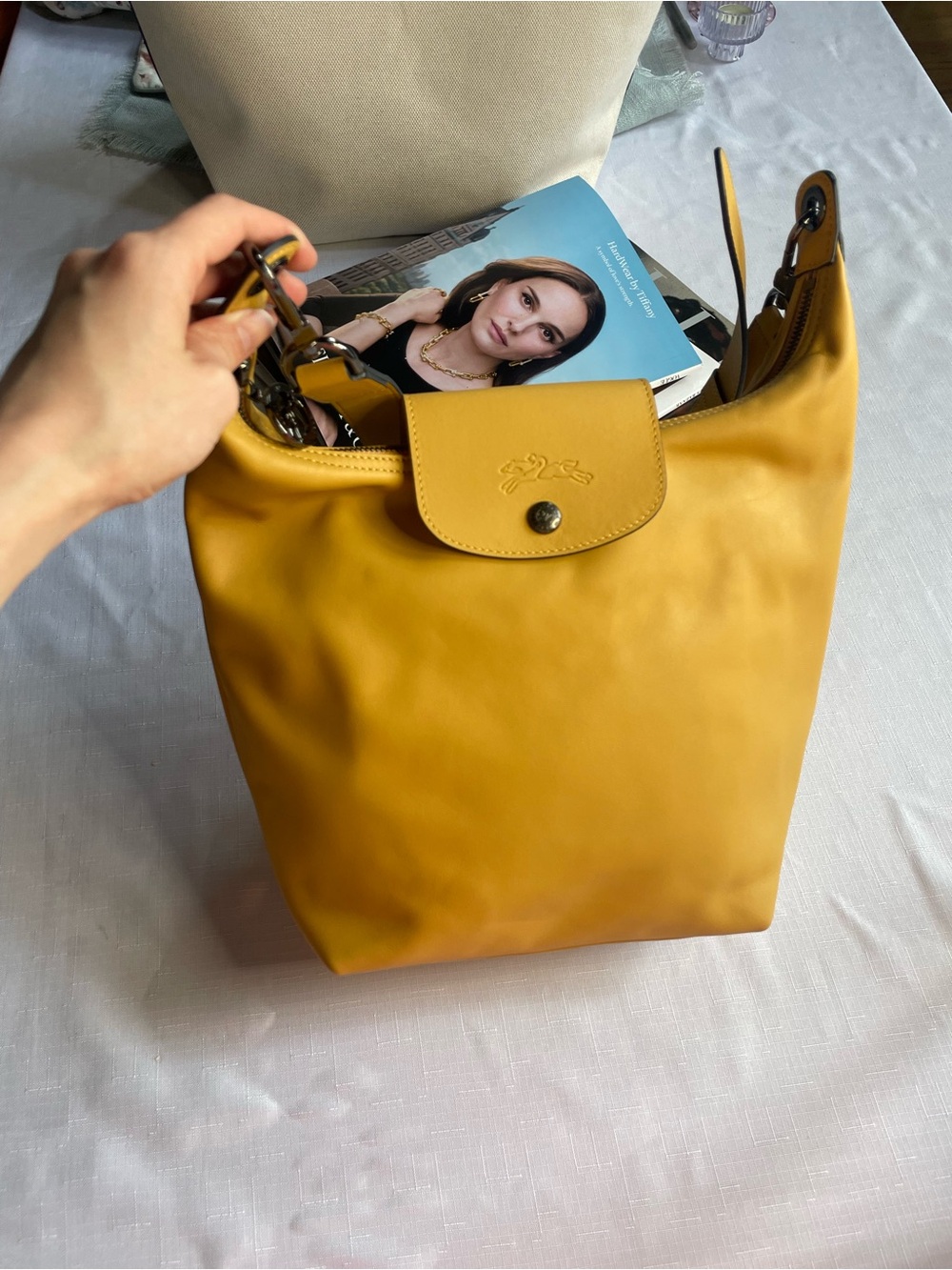 Long champ Honey shoulder bag - Picture 7 of 7